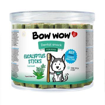 Ласощі для собак "Bow wow" палички евкаліптові Dental, 10см BW428 фото